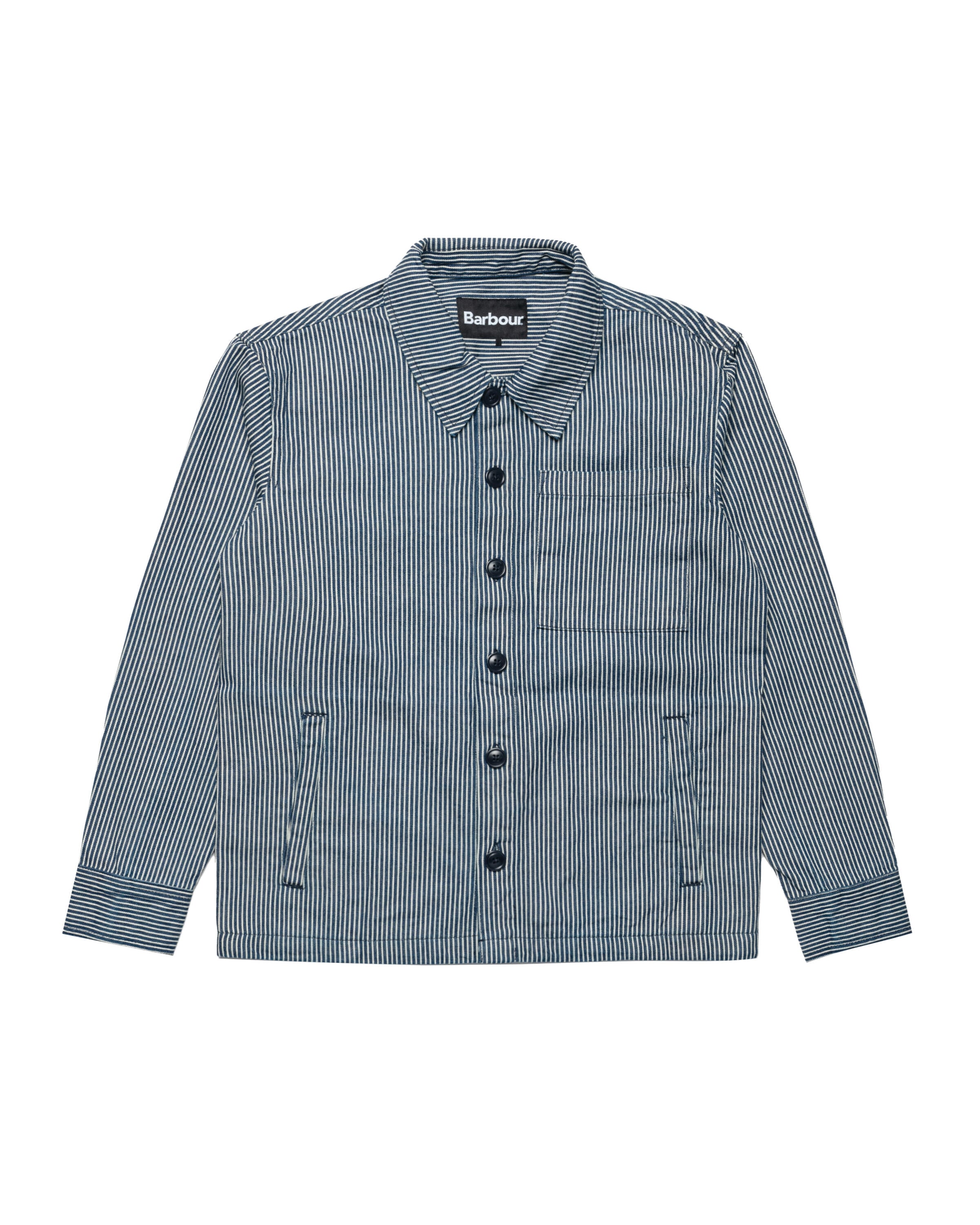 Barbour Ticking Stripe Overshirt | MOS0422IN32 | AFEW STORE